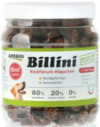 Produktbild von ANIBIO Billini Belohnungssnack Rind für alle Altersstufen 400 g
