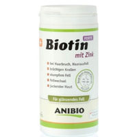 Produktbild von Anibio Biotin mit Zink Haut-Fell-Supplement für Hunde und Katzen 260 g