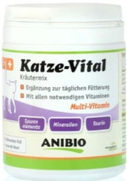 Anibio Katze Vital Haut und Fell Supplement Pulver mit Vitaminen 120 g – Bild 1 von 3
