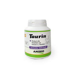 Produktbild von ANIBIO Taurin Pulver zur Nahrungsergänzung für Katzen und Hunde 130 g