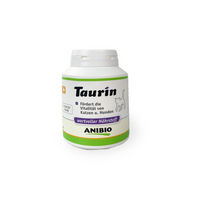 Produktbild von ANIBIO Taurin Pulver zur Nahrungsergänzung für Katzen und Hunde 130 g