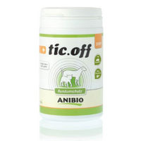 Produktbild von ANIBIO Tic-Off Ungezieferschutz für Hunde und Katzen 140g ohne chemische Insektizide