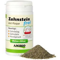 Produktbild von Anibio Zahnstein-frei Bio Nahrungsergänzung Pulver zur Zahnpflege für Hunde und Katzen 60 g - 60 g