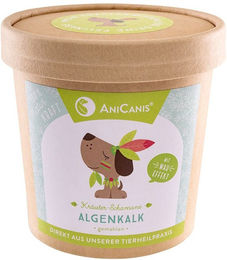 AniCanis Algenkalk Pulver Nahrungsergänzung für Hunde und Katzen zur Unterstützung von Gelenken, Knochen, Herz, Zähnen und Nieren 300g – Bild 1 von 2
