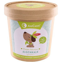 Produktbild von AniCanis Algenkalk Pulver Nahrungsergänzung für Hunde und Katzen zur Unterstützung von Gelenken, Knochen, Herz, Zähnen und Nieren 300g