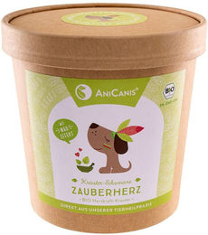 AniCanis Bio Herz & Kreislauf Kräuter Zauberherz Nahrungsergänzung Pulver für Senioren Hunde 100g – Bild 1 von 3