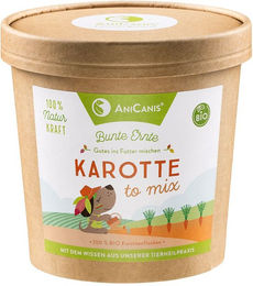 AniCanis Bio Karottenflocken für Hunde zur Unterstützung der Verdauung und Magen-Darm-Gesundheit 1000g – Bild 1 von 4