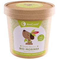Produktbild von AniCanis Bio Moringablätter Pulver als Nahrungsergänzung für Hunde und Katzen