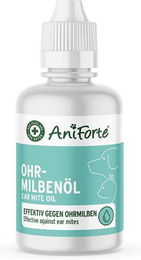 AniForte Anti-Ohrmilben-Öl für Hunde, Katzen und Nager zur Linderung von Juckreiz - 50 ml – Bild 1 von 3