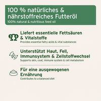Produktbild von AniForte BARF-Line Premium Futteröl zur Haut-Fell-Pflege und Immunstärkung 1 Liter - 1 l