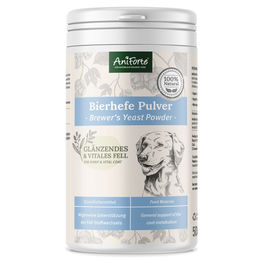AniForte Bierhefe Pulver Haut-Fell-Supplement mit Vitaminen 500 g - 500 g – Bild 1 von 3