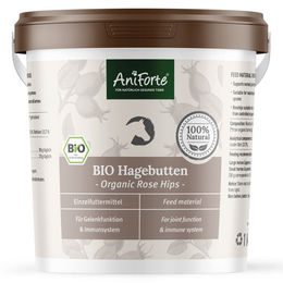 Produktbild von AniForte Bio Hagebutten Ganze Früchte zur Unterstützung von Gelenken und Immunsystem 1 kg - 1 kg