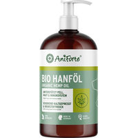 Produktbild von AniForte Bio Hanföl 500 ml zur Unterstützung von Immunsystem, Haut und Fell für Hunde, Katzen und Pferde