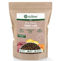 Produktbild von AniForte Farm's Lamb Getreidefreies Monoprotein Trockenfutter für sensitive Hunde 2 kg