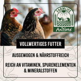 AniForte FarmLife Hühner Futter Mix mit Oregano für Hühner und Enten 10 kg - 10 kg – Bild 1 von 8