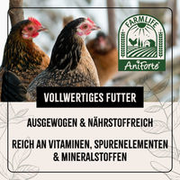 Produktbild von AniForte FarmLife Hühner Futter Mix mit Oregano für Hühner und Enten 10 kg - 10 kg
