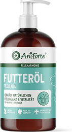 AniForte Fellharmonie Futteröl für Hunde und Katzen 500 ml mit Lachsöl, Nachtkerzenöl und Hanfsamenöl zur Fellpflege – Bild 1 von 1