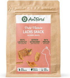 AniForte Gefriergetrockneter Lachs Katzen Snack für Haut und Fell sowie Verdauung – Bild 1 von 3