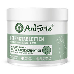Produktbild von AniForte Gelenktabletten mit MSM für Hunde und Katzen aller Altersstufen und Größen