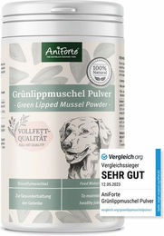 AniForte Grünlippmuschel Pulver 500 g Gelenk-Supplement für Hunde und Katzen - 500 g – Bild 1 von 9