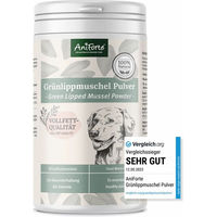 Produktbild von AniForte Grünlippmuschel Pulver 500 g Gelenk-Supplement für Hunde und Katzen - 500 g