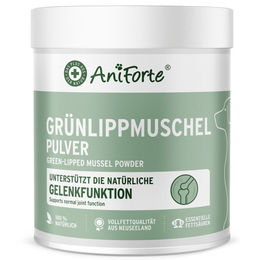 AniForte Grünlippmuschel Pulver Gelenk-Supplement für Hund Katze und Pferd 100 g - 100 g – Bild 1 von 2