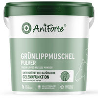 Produktbild von AniForte Grünlippmuschelpulver für Hunde, Pferde und Katzen zur Unterstützung von Gelenken sowie Haut und Fell 1 kg - 1 kg