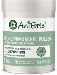 AniForte Grünlippmuschelpulver in Vollfettqualität für Gelenke, Haut und Fell, 100 g - 100 g – Bild 1 von 7