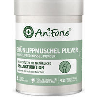 Produktbild von AniForte Grünlippmuschelpulver in Vollfettqualität für Gelenke, Haut und Fell, 100 g - 100 g