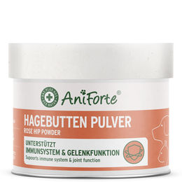 AniForte Hagebutten-Pulver 250g zur Unterstützung von Immunsystem und Gelenken für Hunde und Katzen - 250 g – Bild 1 von 5