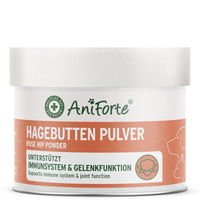 Produktbild von AniForte Hagebutten-Pulver 250g zur Unterstützung von Immunsystem und Gelenken für Hunde und Katzen - 250 g