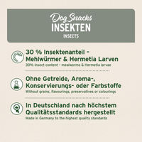 Produktbild von AniForte Hund Belohnungssnacks Insekten getreidefrei ohne Zucker 150g - 150 g