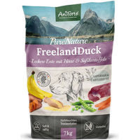 Produktbild von AniForte Hundefutter Ente mit Hirse für Adult – Kaltgepresstes halbfeuchtes Trockenfutter glutenfrei 7kg - 7 kg