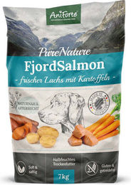 AniForte Hundefutter Lachs mit Kartoffel halbfeuchtes Trockenfutter getreidefrei und glutenfrei für Adult & Senior 7kg - 7 kg – Bild 1 von 1