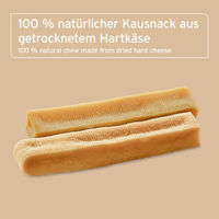 Produktbild von AniForte Käsekauknochen für Hunde Groß glutenfrei und zuckerfrei - 146 g