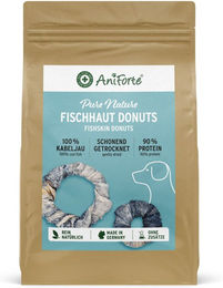 AniForte Kausnack Fischhaut Donuts aus Kabeljau Monoprotein 70g - 70 g – Bild 1 von 5