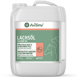 Produktbild von AniForte Lachsöl Haut-Fell-Supplement für Hunde und Katzen 5 L - 5 l