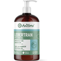Produktbild von AniForte Lebertran Fischöl als Nahrungsergänzung für Haut, Fell und Gelenke 500 ml - 500 ml