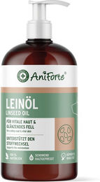 AniForte Leinöl Kaltgepresstes Ergänzungsfutter für Haut, Fell und Verdauung 500g – Bild 1 von 4