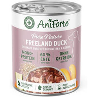 Produktbild von AniForte Nassfutter Ente ohne Konservierungsstoffe 400 g