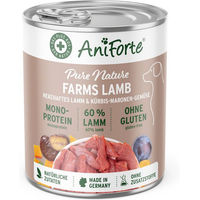 Produktbild von AniForte Nassfutter FarmsLamb Lamm Hund ohne Farb- und Aromastoffe sowie Konservierungsstoffe 400 g
