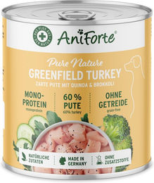AniForte Nassfutter Greenfield Turkey ohne Farb- und Aromastoffe – Bild 1 von 2