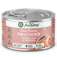Produktbild von AniForte Nassfutter Lachs und Huhn Getreidefrei und Glutenfrei Sensitive