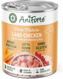 AniForte Nassfutter LandChicken Huhn ohne Farb- und Aromastoffe 400 g – Bild 1 von 2