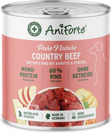 AniForte Nassfutter Rind und Kalb Getreidefrei Monoprotein für Hunde aller Größen und Altersstufen 800 g - 6 x 800 g – Bild 1 von 4