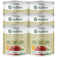 Produktbild von AniForte Nassfutter Wild mit Zucchini Getreidefrei und Glutenfrei für Sensitive Hunde