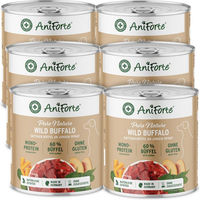 Produktbild von AniForte Nassfutter WildBuffalo Büffel Monoprotein ohne Farb- und Aromastoffe 6x800 g - 6 x 800 g