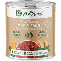 Produktbild von AniForte Nassfutter Wildbüffel ohne Farb- und Aromastoffe hypoallergen