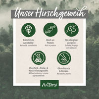 Produktbild von AniForte Naturkauartikel Hochland Hirschgeweih Small für Hunde