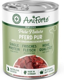 AniForte Pferd Nassfutter Pur getreidefrei monoprotein 6x400 g - 6 x 400 g – Bild 1 von 3